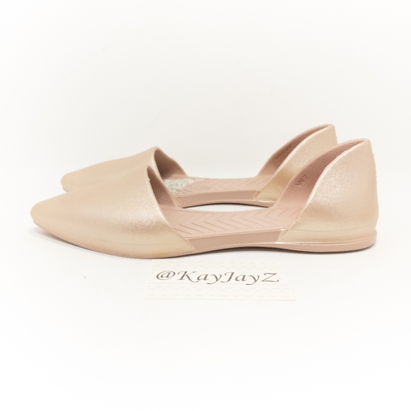 Native Audrey Metallic Rose Pink Flats